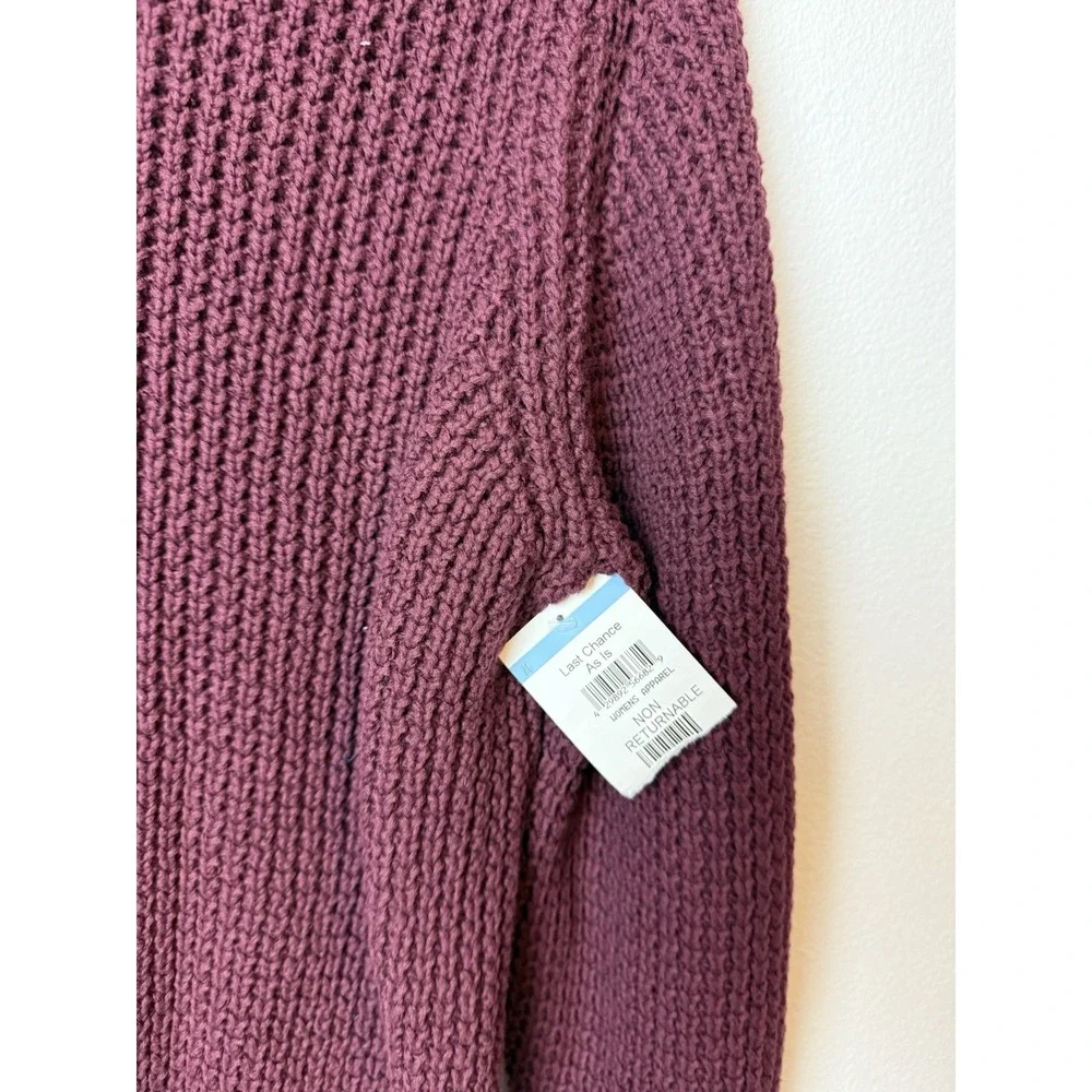 French‎ Connection Long Sleeve Crewneck Thick Sweater Maroon XL NWOT